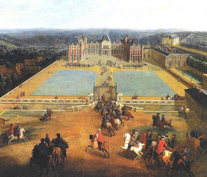 unknow artist Painting of the Chateau de Meudon,